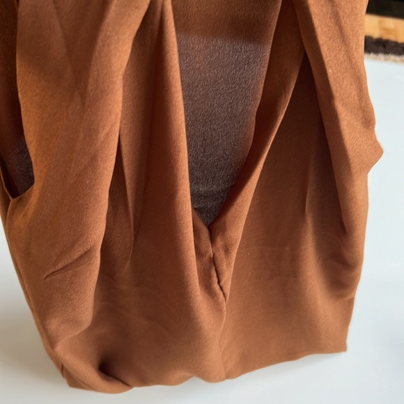 Le Chateau sleeveless top, toffee brown - Picture 2 of 6